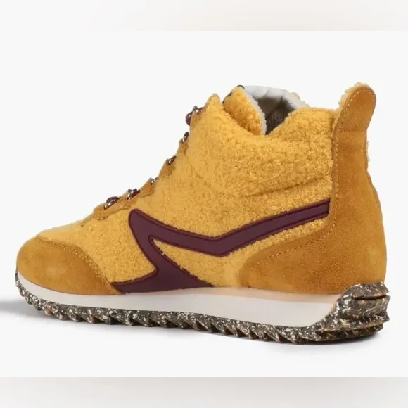 Rag & Bone | Retro Hiker Faux Shearling High Top Sneakers EU 38.5 US 8-8.5 NWT - Picture 3 of 12